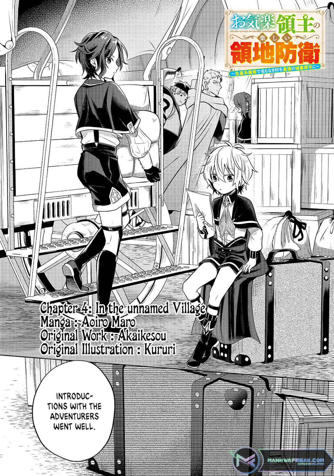 Okiraku Ryoushu no Tanoshii Ryouchi Bouei Chapter 4 page 6
