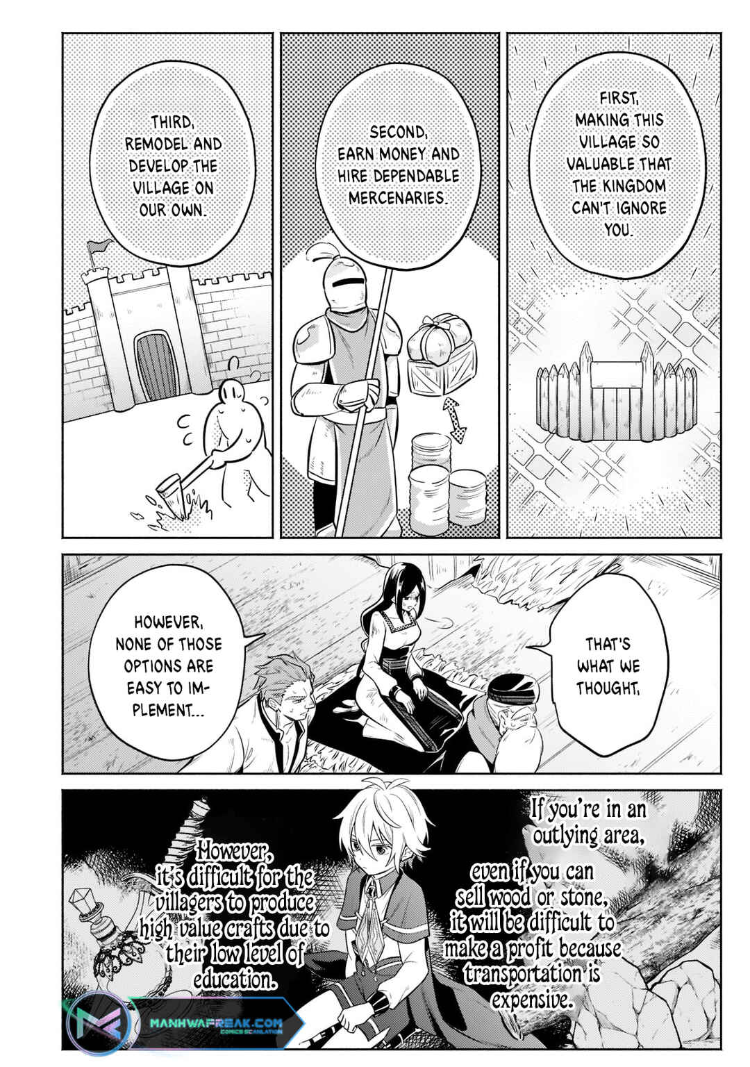 Okiraku Ryoushu no Tanoshii Ryouchi Bouei Chapter 7 page 10