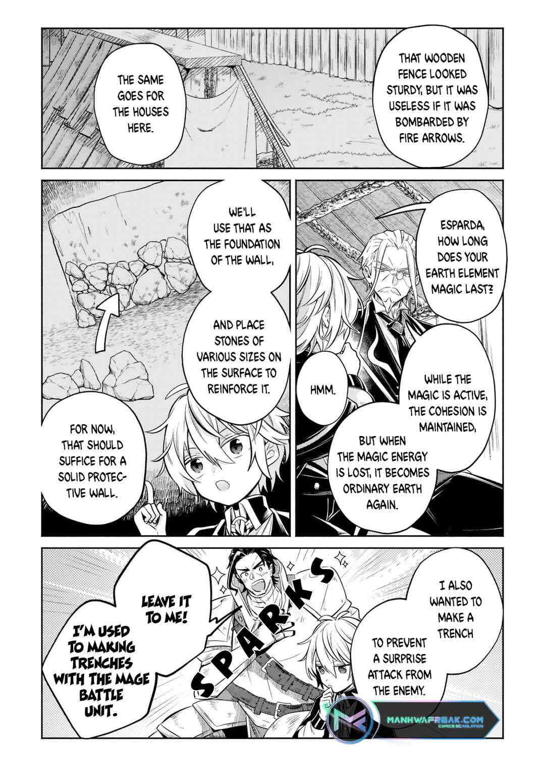 Okiraku Ryoushu no Tanoshii Ryouchi Bouei Chapter 7 page 14