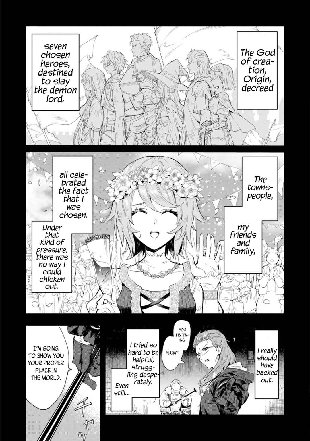 "Omae Gotoki ga Maou ni Kateru to Omou na" to Yuusha Party wo Tsuihou Sareta node, Outo de Kimama ni Kurashitai Chapter 1 page 13