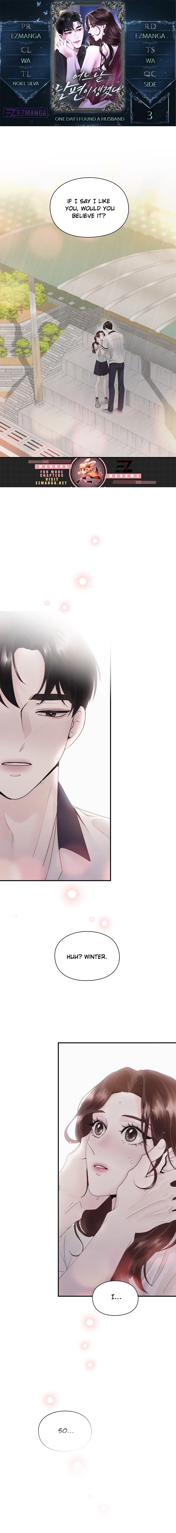 One Day I Found a Husband Chapter 3 page 0
