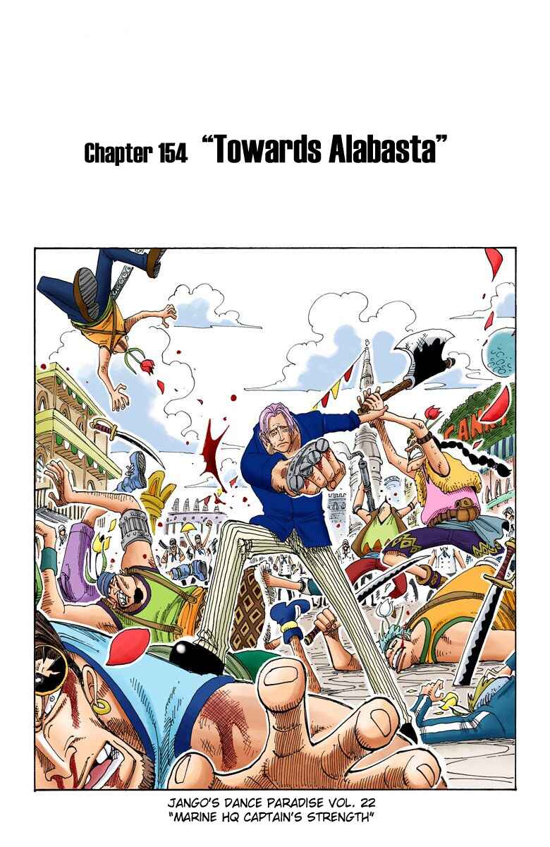 One Piece (Official Colored) Chapter 154 page 1
