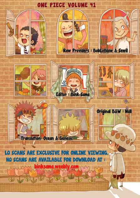 One Piece (Official Colored) Chapter 393 page 0