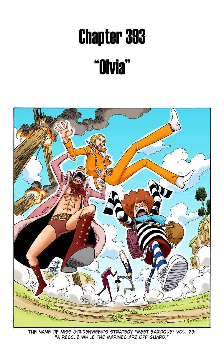 One Piece (Official Colored) Chapter 393 page 1