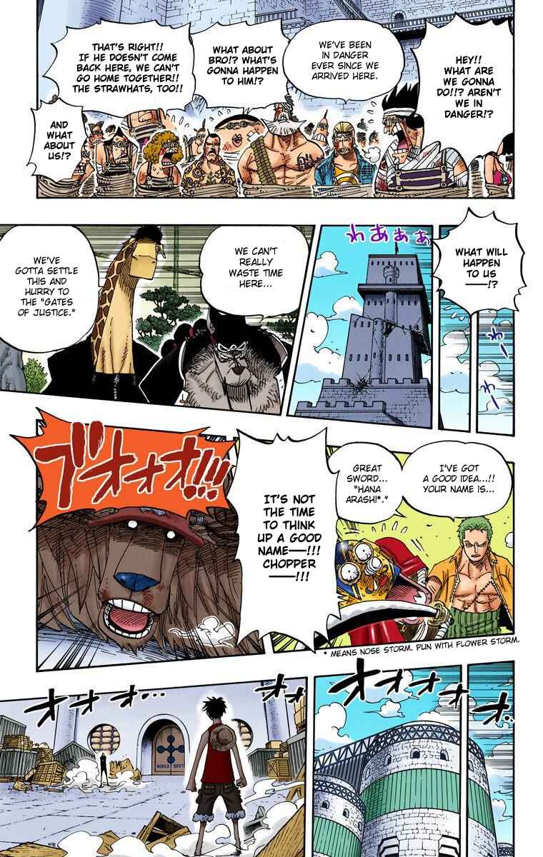 One Piece (Official Colored) Chapter 410 page 5