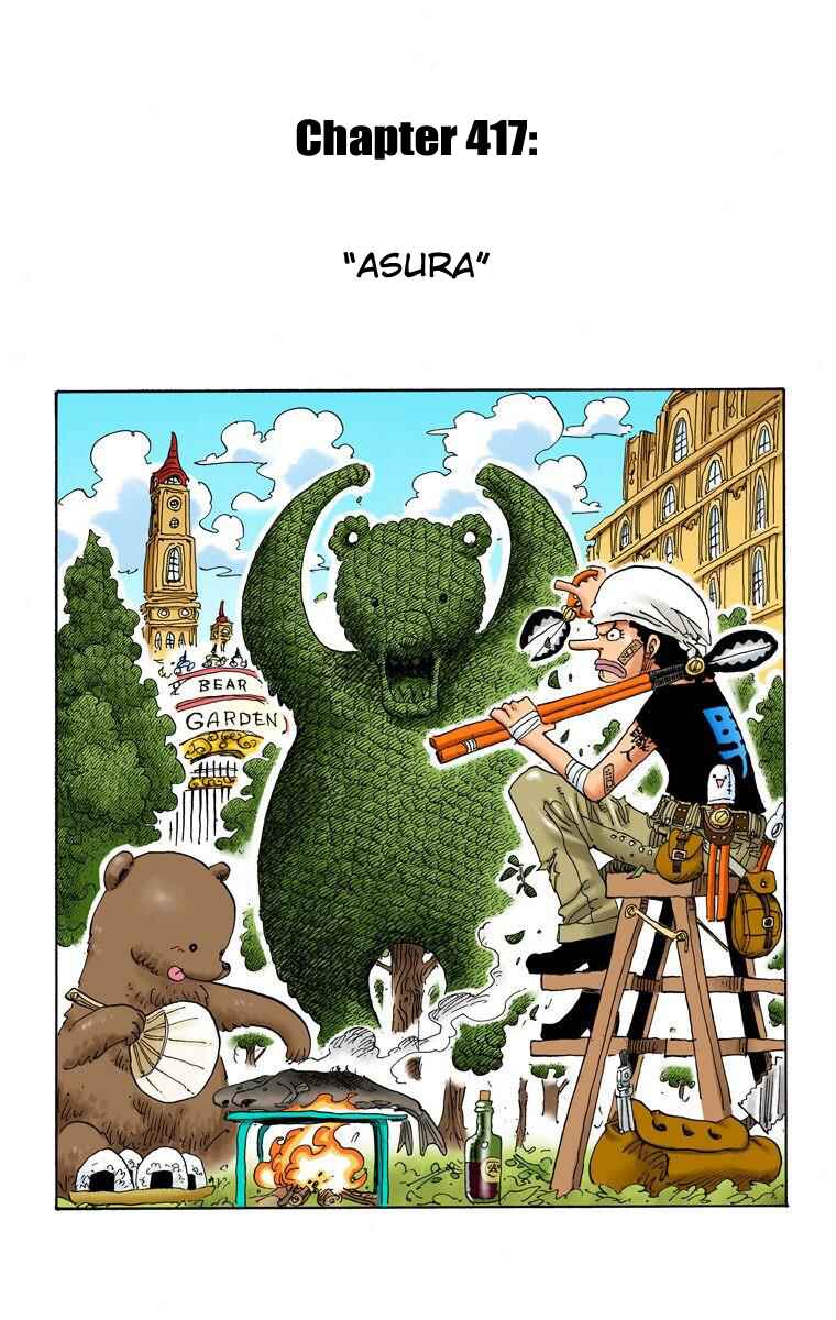 One Piece (Official Colored) Chapter 417 page 1