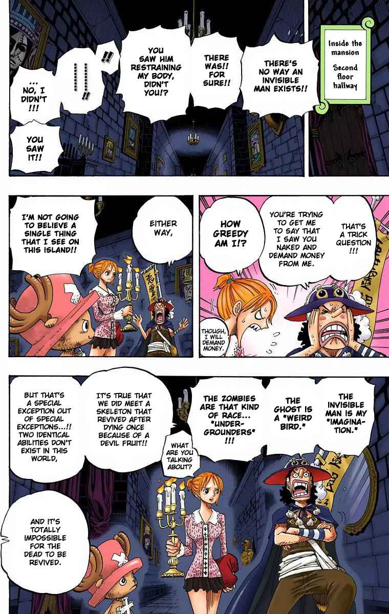 One Piece (Official Colored) Chapter 447 page 8