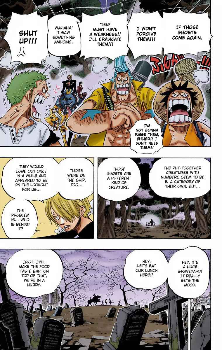 One Piece (Official Colored) Chapter 448 page 11