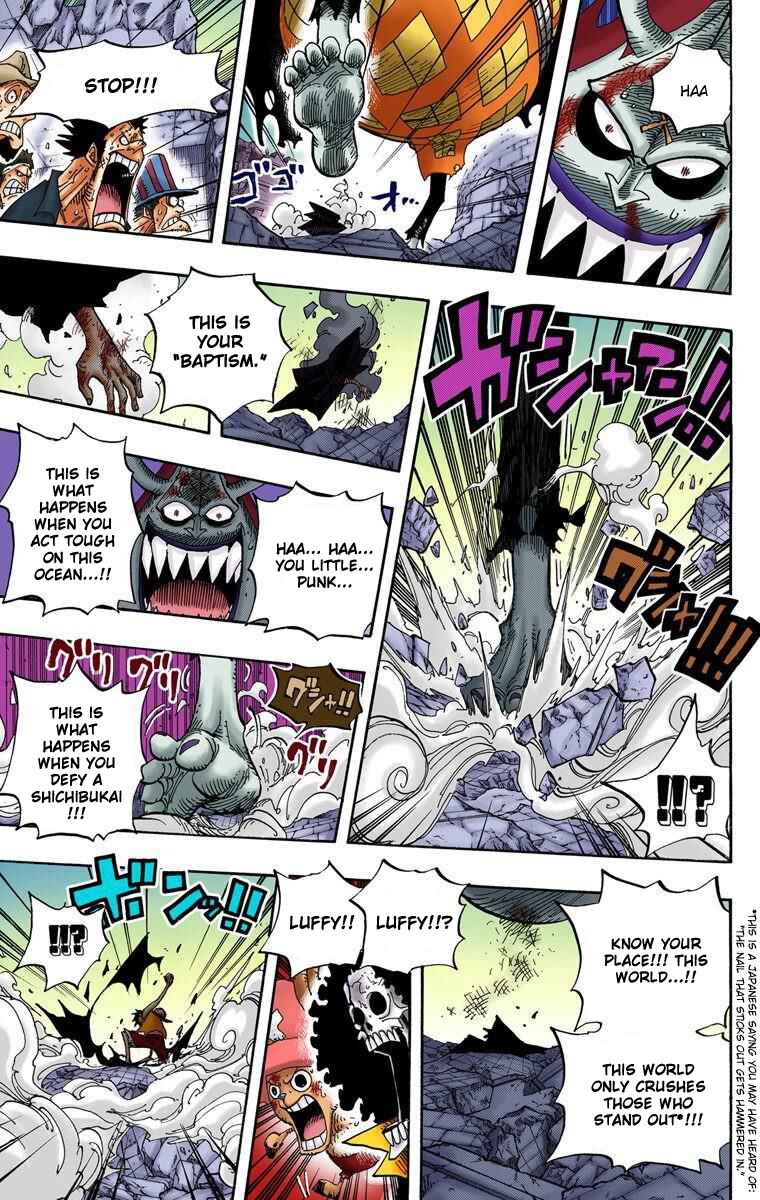 One Piece (Official Colored) Chapter 482 page 11