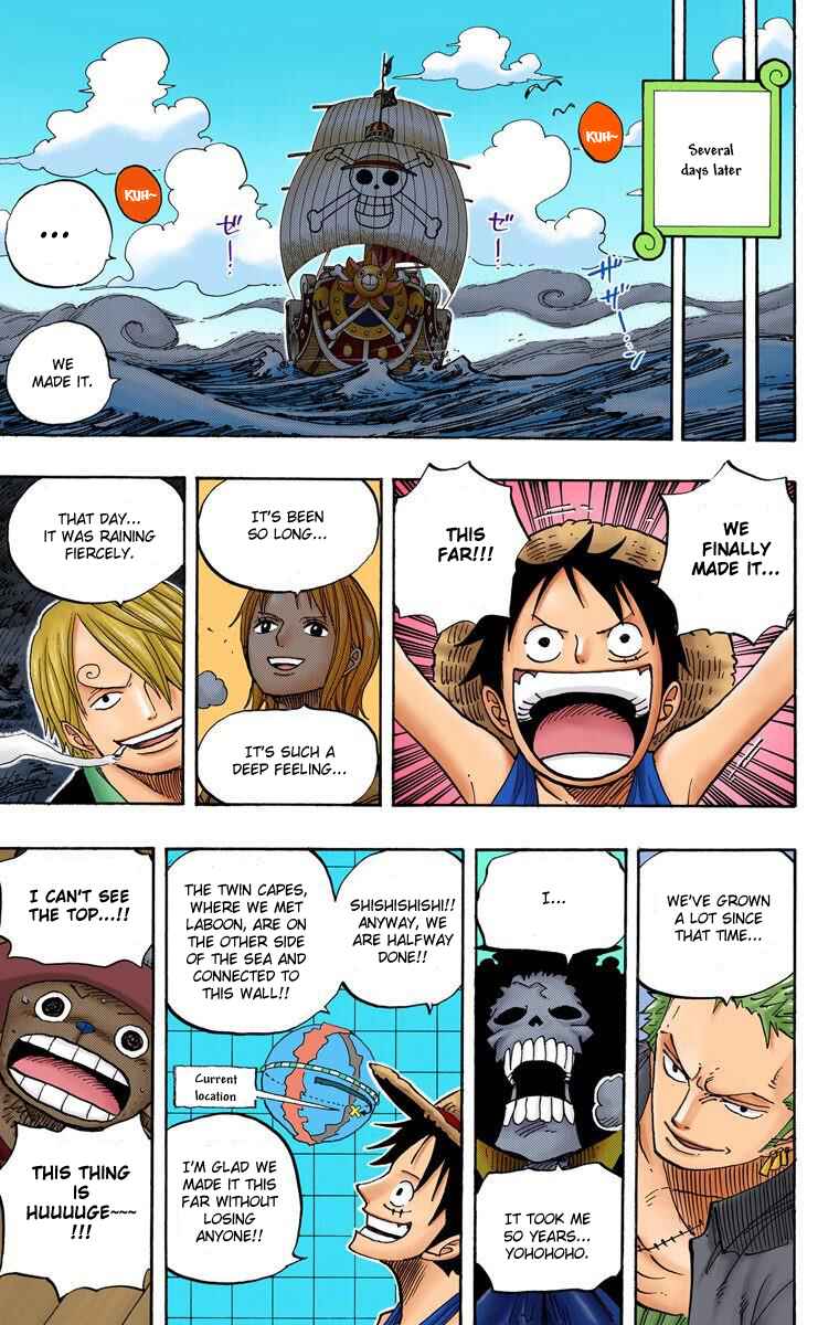 One Piece (Official Colored) Chapter 490 page 9
