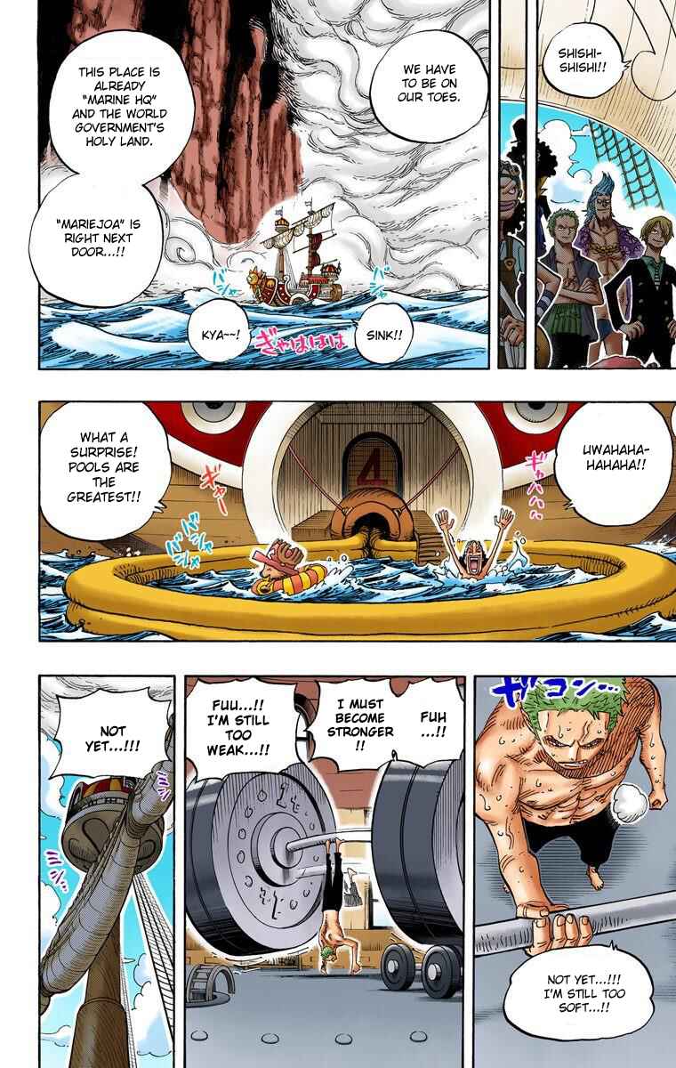 One Piece (Official Colored) Chapter 490 page 11