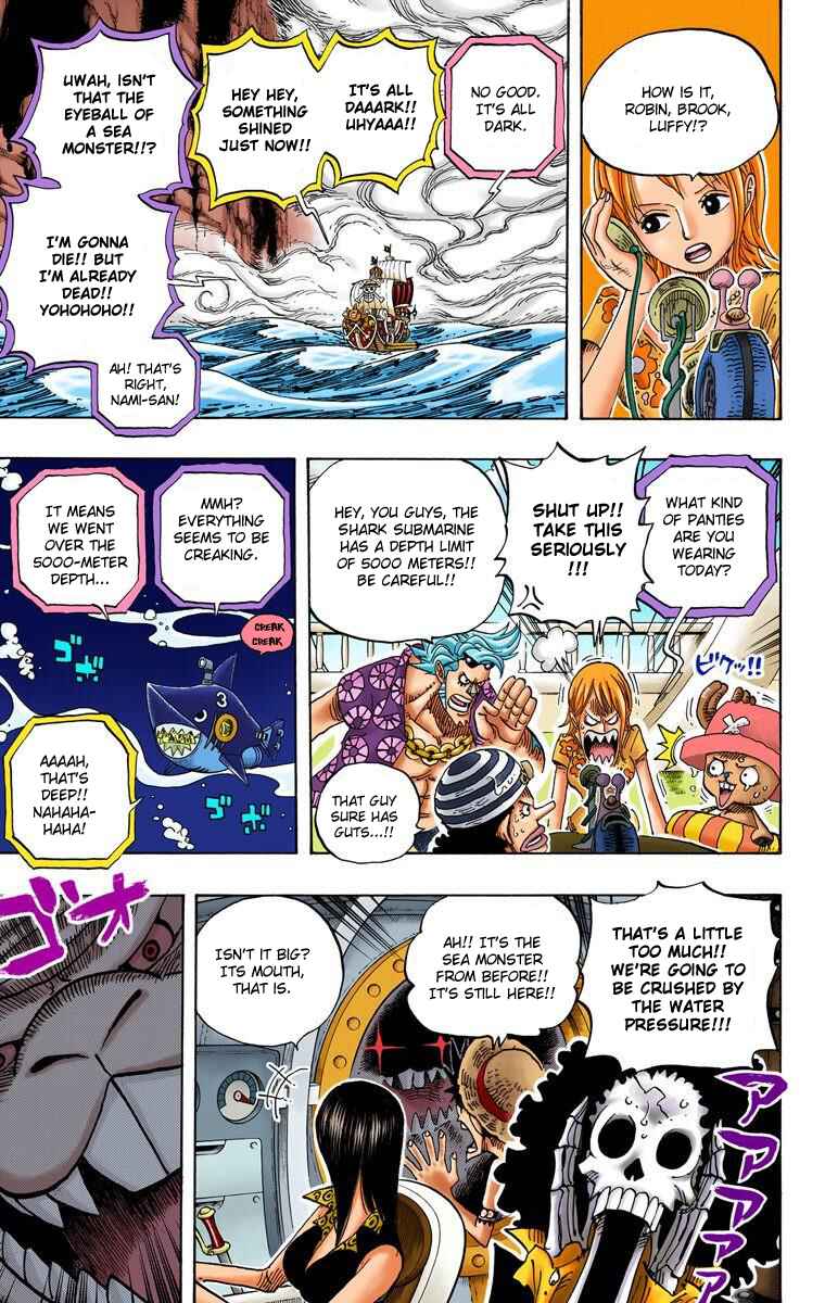 One Piece (Official Colored) Chapter 490 page 12