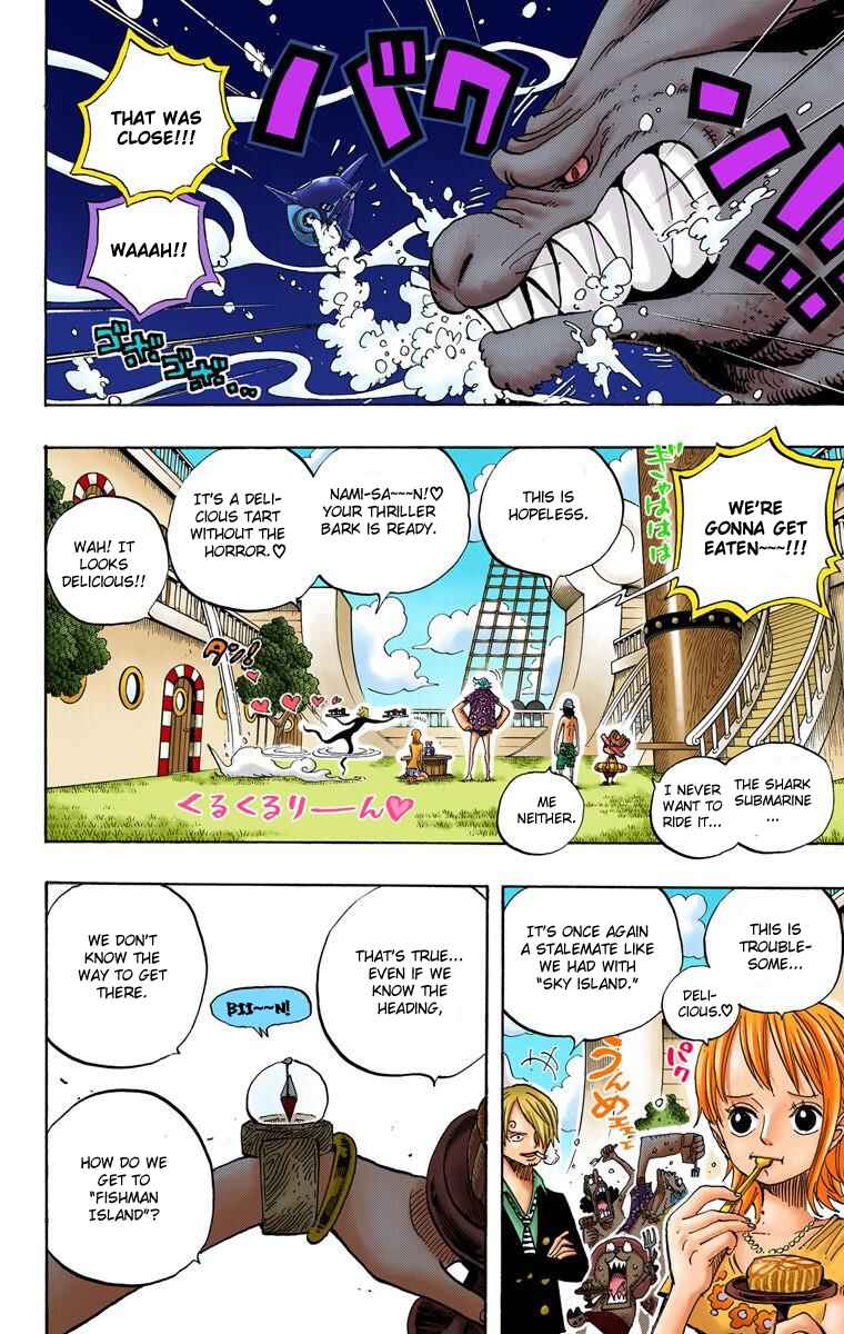 One Piece (Official Colored) Chapter 490 page 13