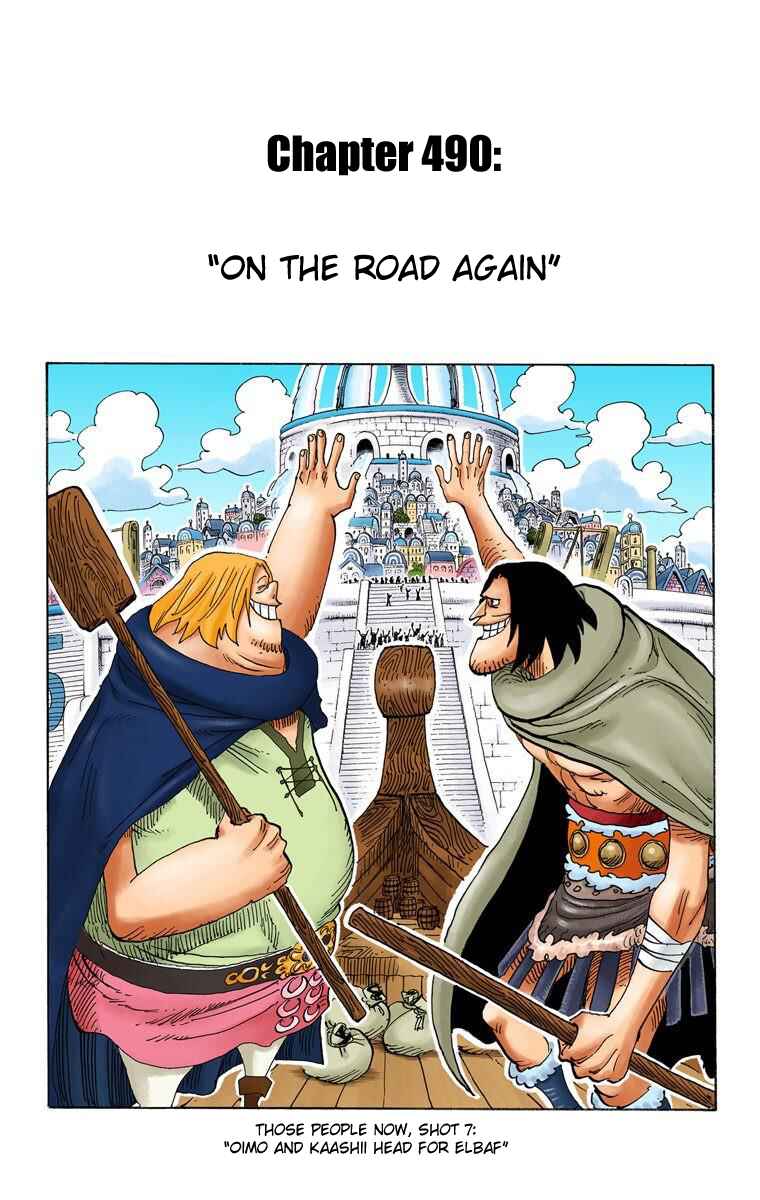 One Piece (Official Colored) Chapter 490 page 1