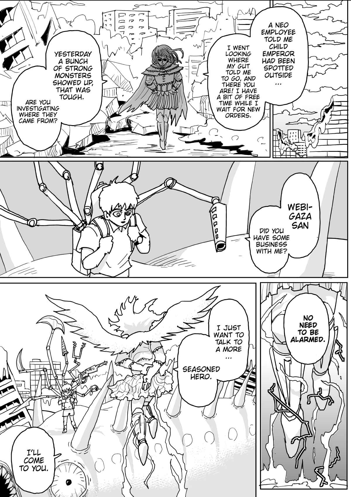 One-Punch Man (Webcomic/Original) Chapter 131 page 3