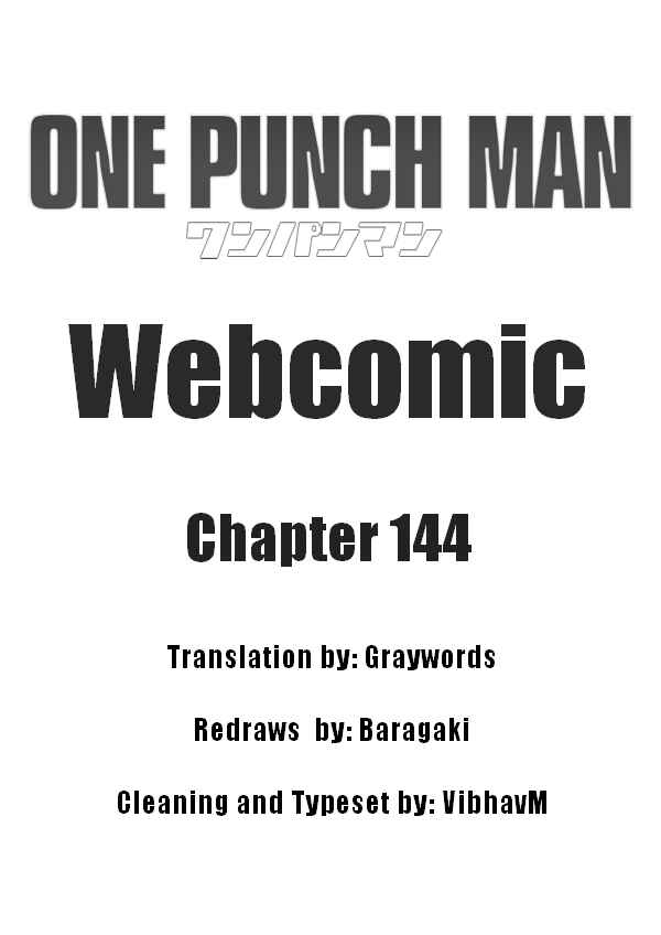 One-Punch Man (Webcomic/Original) Chapter 144 page 0
