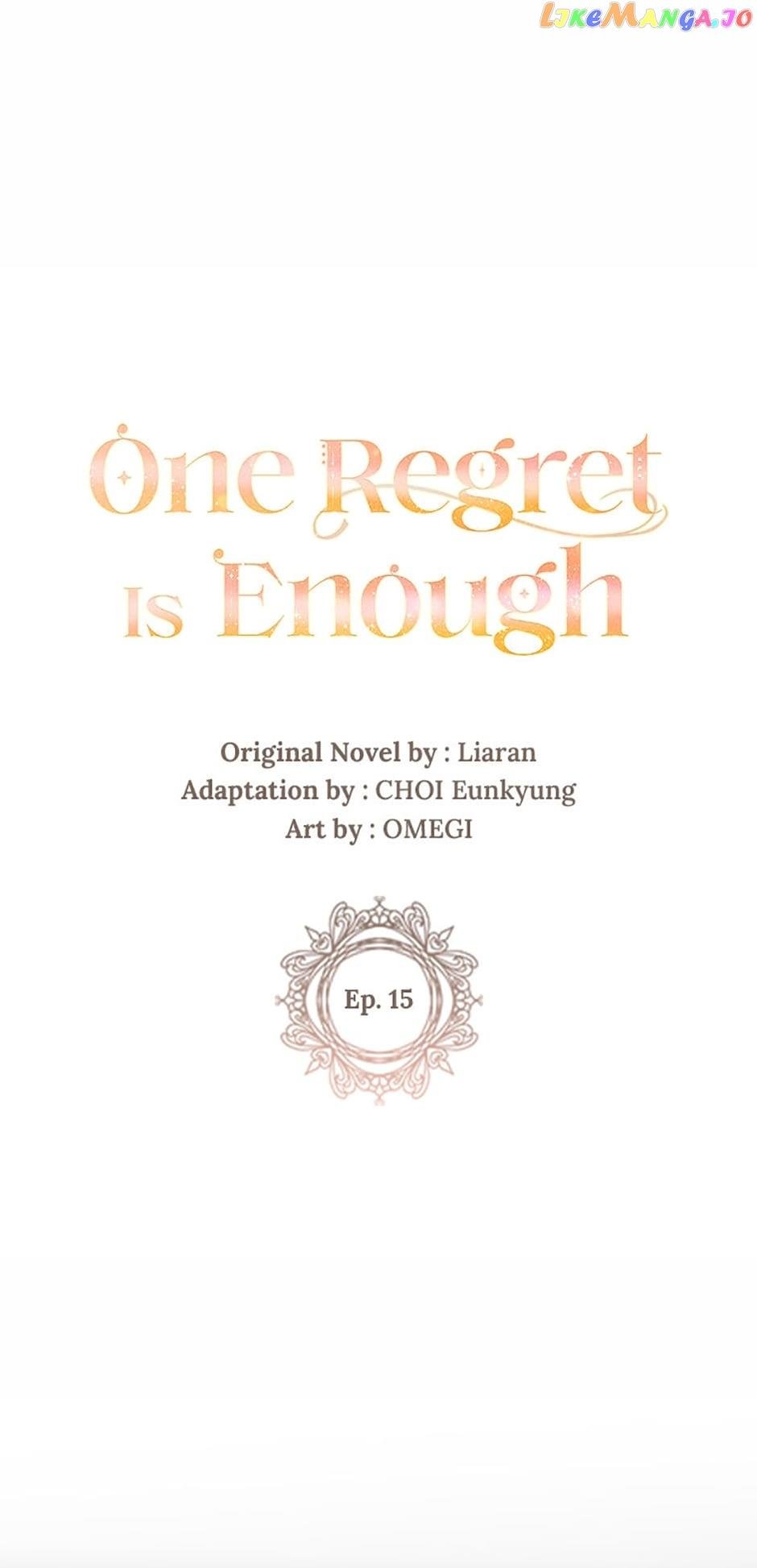 One Regret Is Enough Chapter 15 page 22