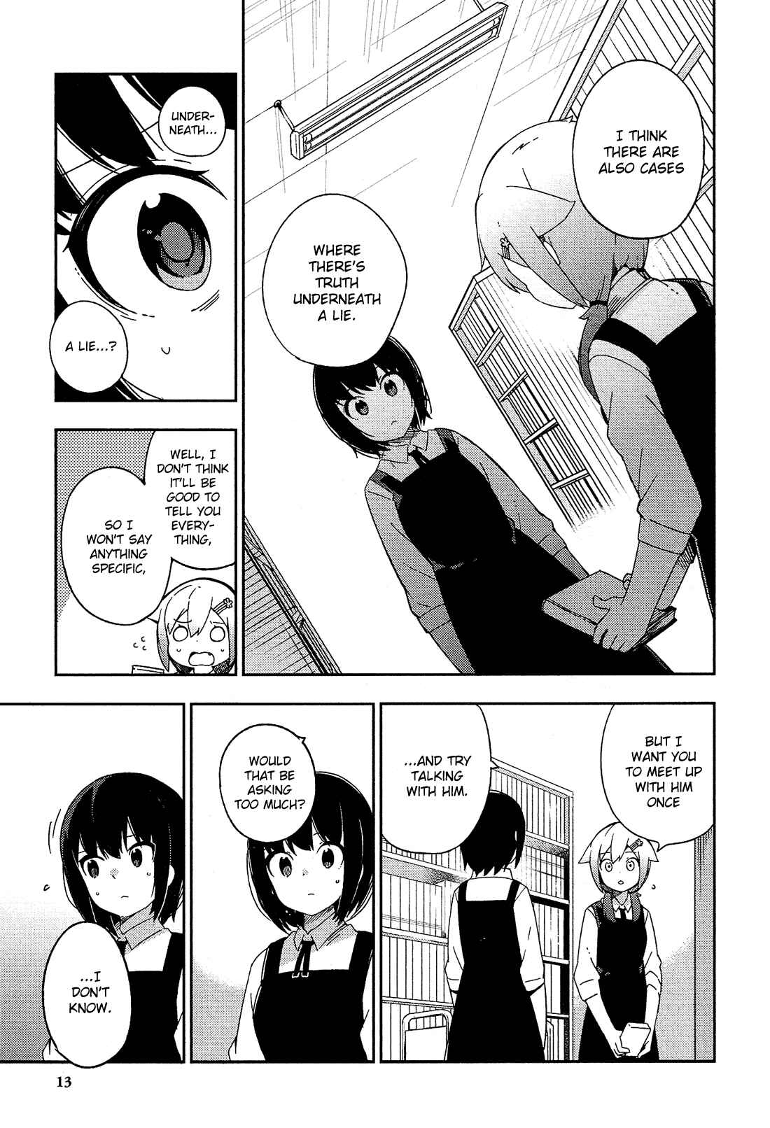 Ookami Shounen wa Kyou mo Uso o Kasaneru Chapter 26 page 15
