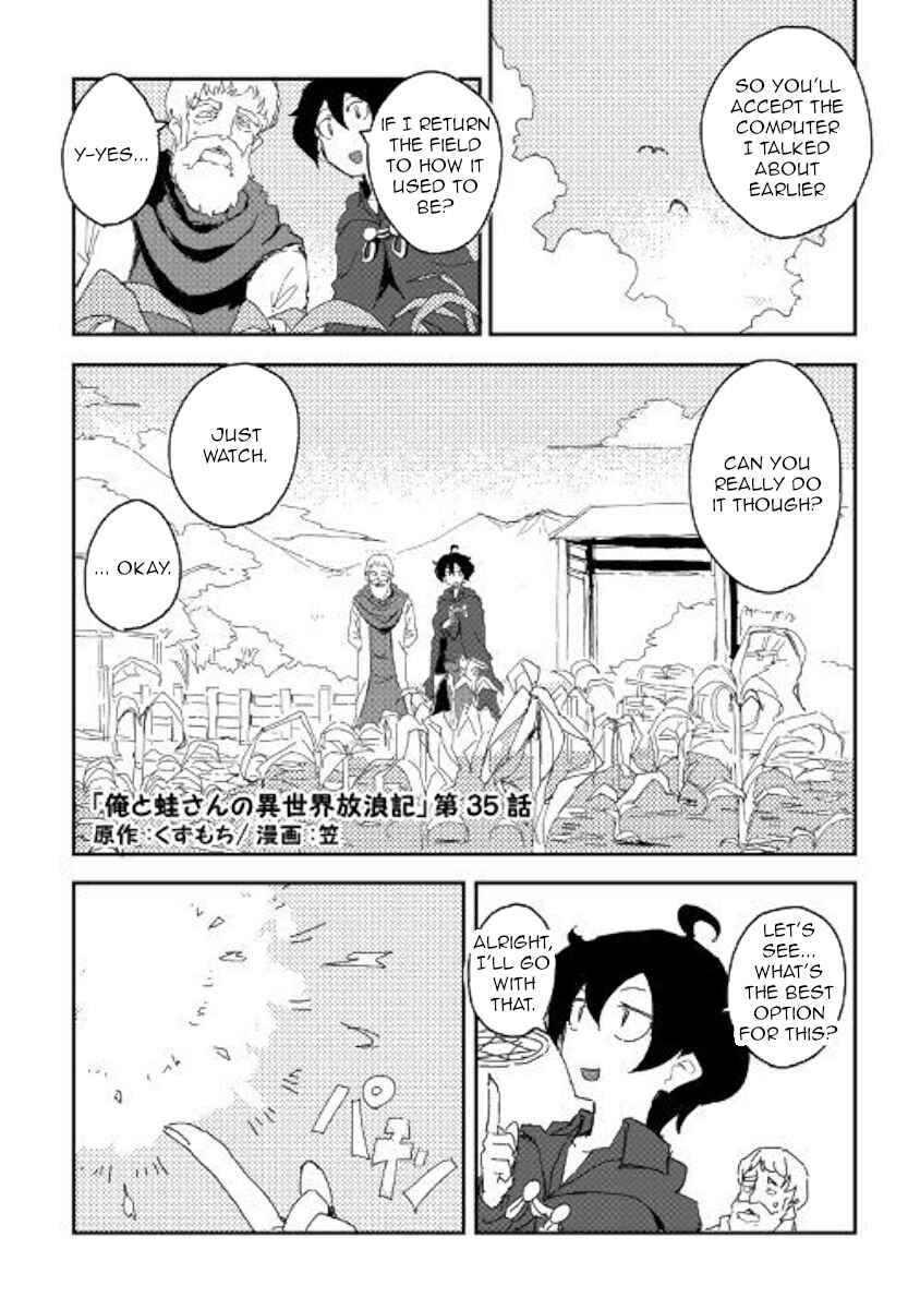 Ore to Kawazu-san no Isekai Hourouki Chapter 35 page 0