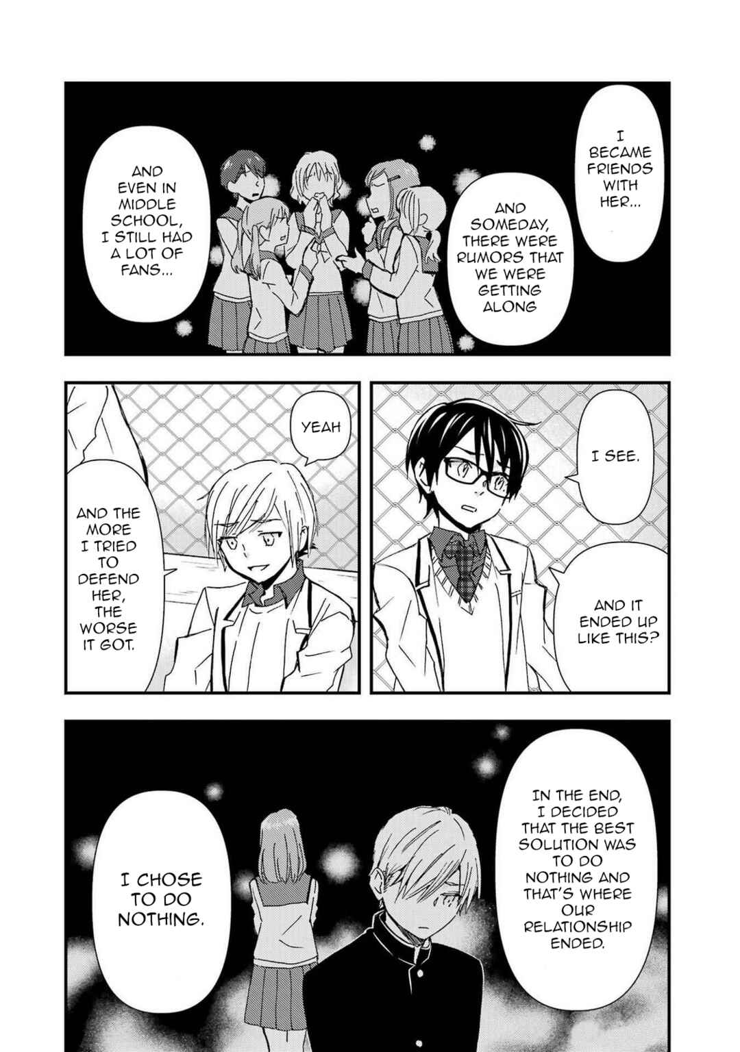 Ore wa Shiranai Uchi ni Gakkouichi no Bishoujo o Kudoiteita Rashii: Baito-saki no Soudan Aite ni Ore no Omoibito no Hanashi o Suru to Kanojo wa Naze ka Tere Hajimeru Chapter 14 page 23