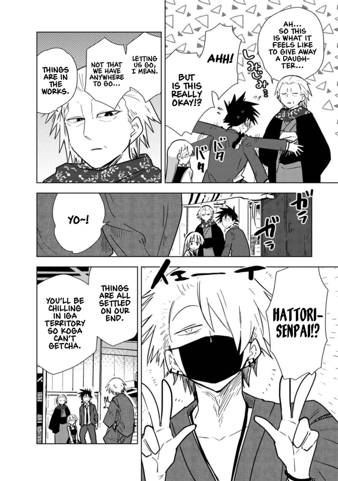 Oshinobi Dousei Chapter 30 page 7