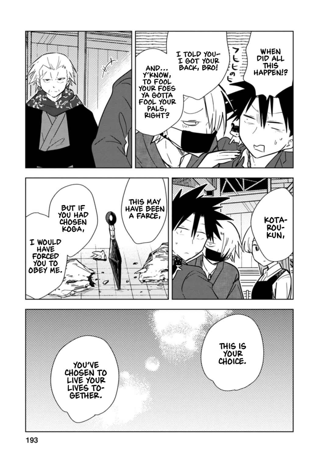 Oshinobi Dousei Chapter 30 page 8