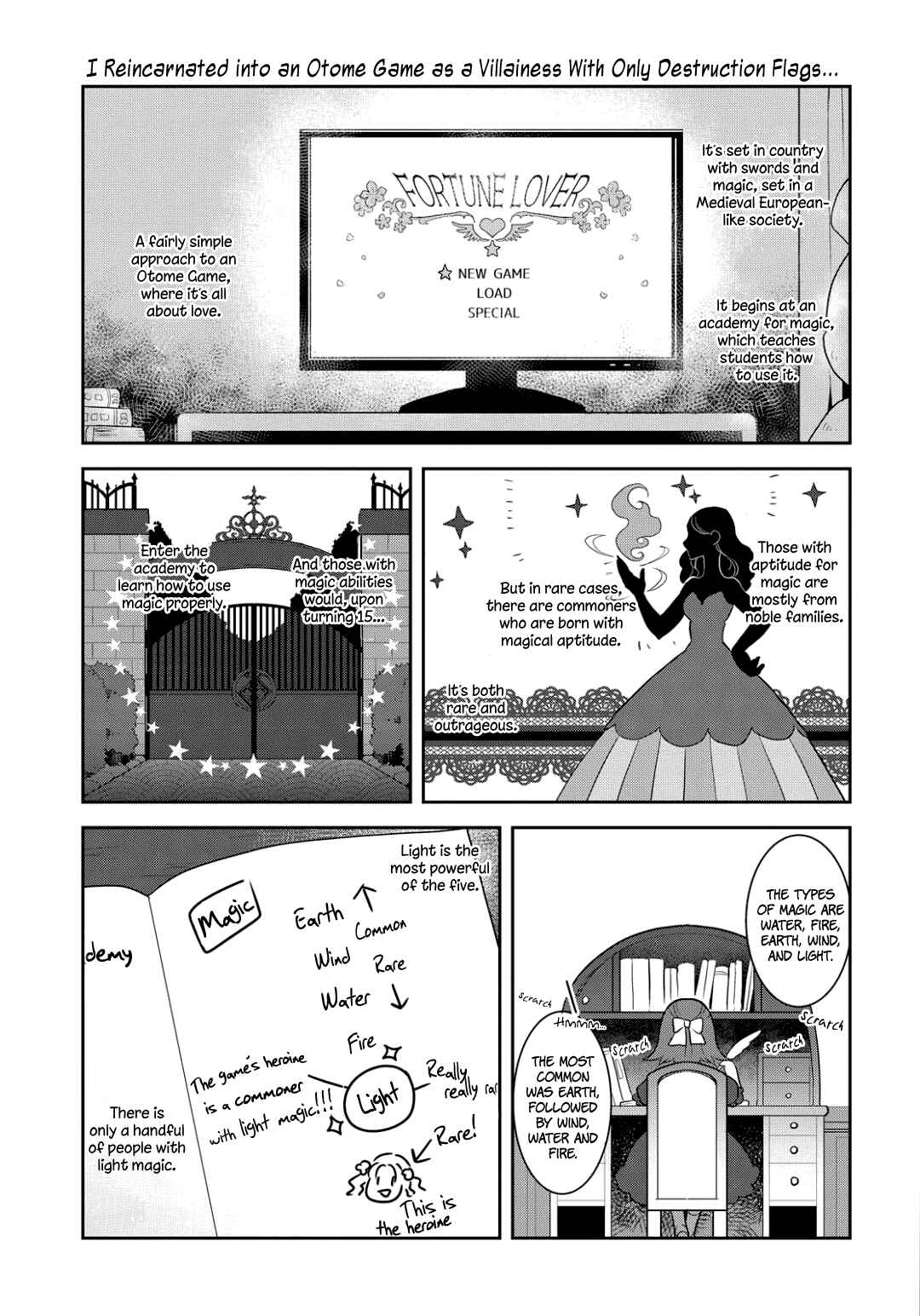 Otome Game no Hametsu Flag shika nai Akuyaku Reijou ni Tensei shite shimatta… Chapter 1 page 17