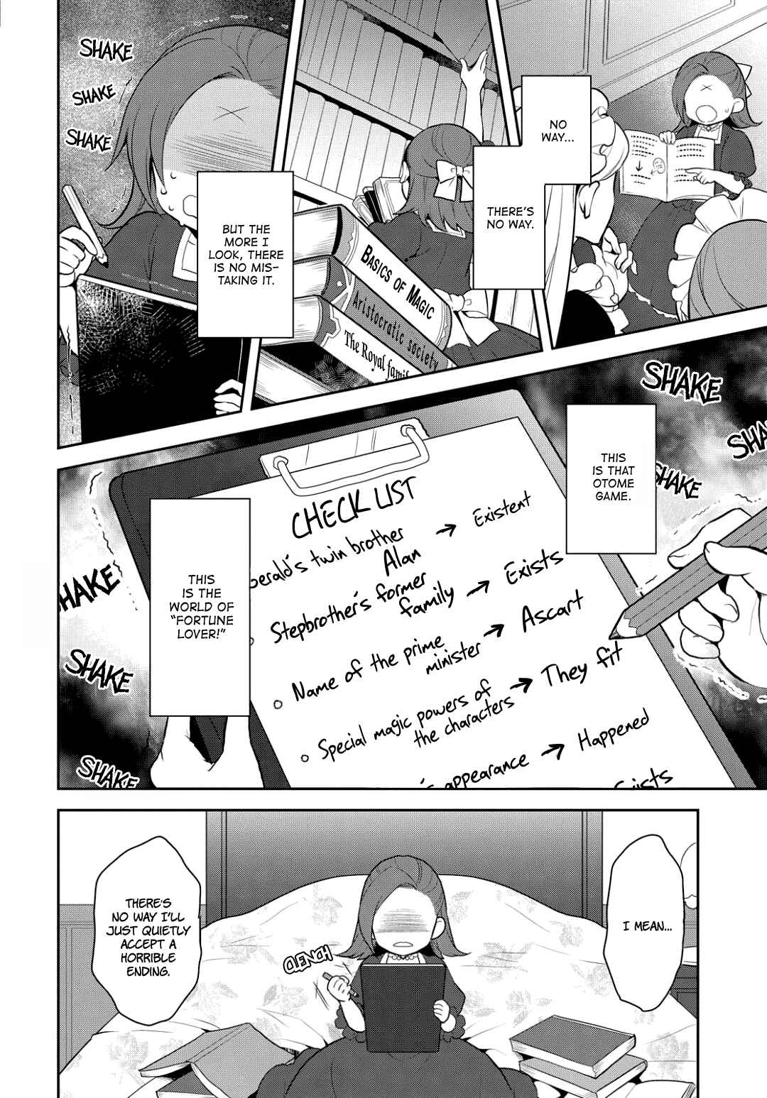Otome Game no Hametsu Flag shika nai Akuyaku Reijou ni Tensei shite shimatta… Chapter 1 page 22