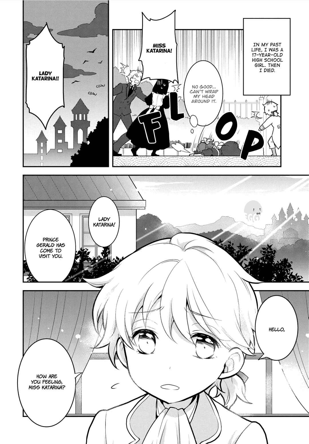 Otome Game no Hametsu Flag shika nai Akuyaku Reijou ni Tensei shite shimatta… Chapter 1 page 6