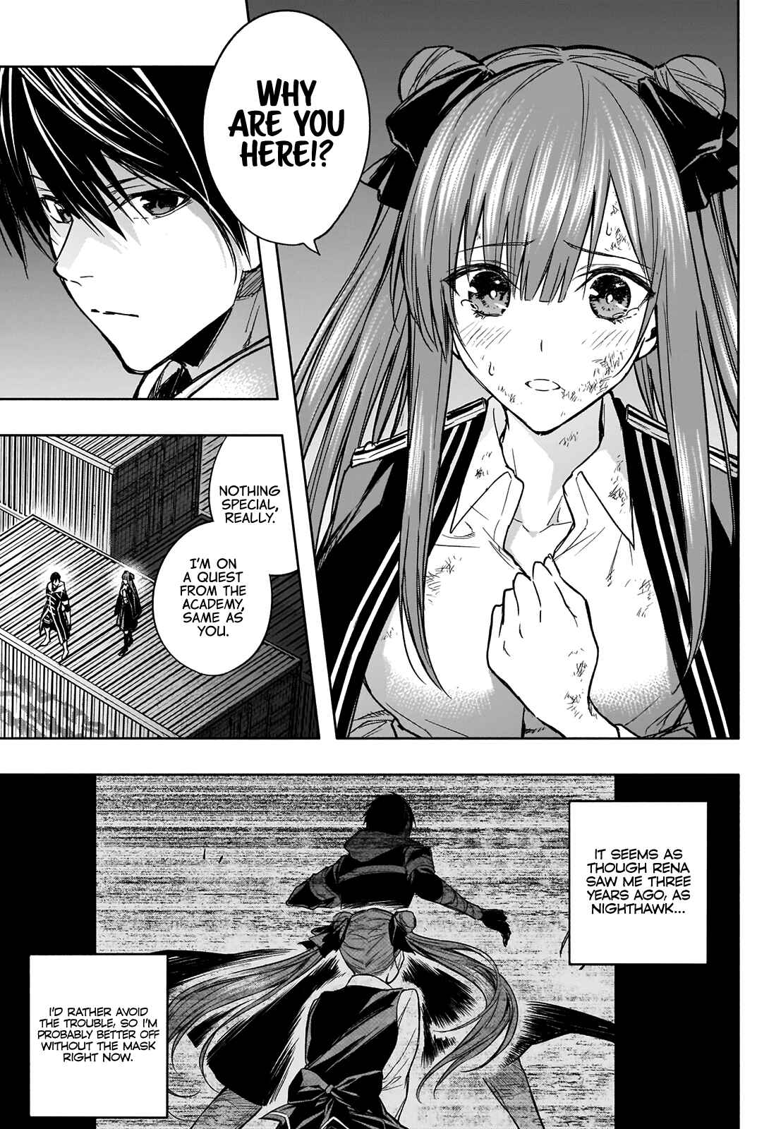 Ouritsu Mahou Gakuen no Saikasei ~Hinkongai Agari no Saikyou Mahoushi, Kizoku Darake no Gakuen de Musou Suru~ Chapter 26 page 3