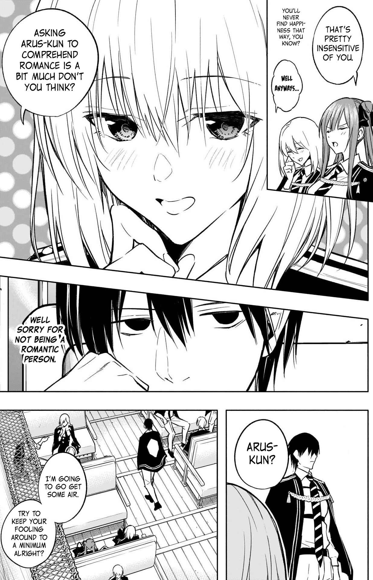 Ouritsu Mahou Gakuen no Saikasei ~Hinkongai Agari no Saikyou Mahoushi, Kizoku Darake no Gakuen de Musou Suru~ Chapter 36 page 11
