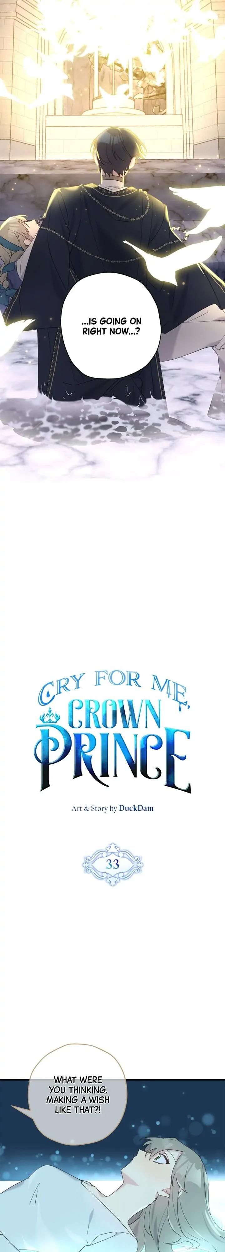 Please Cry, Crown Prince Chapter 33 page 1