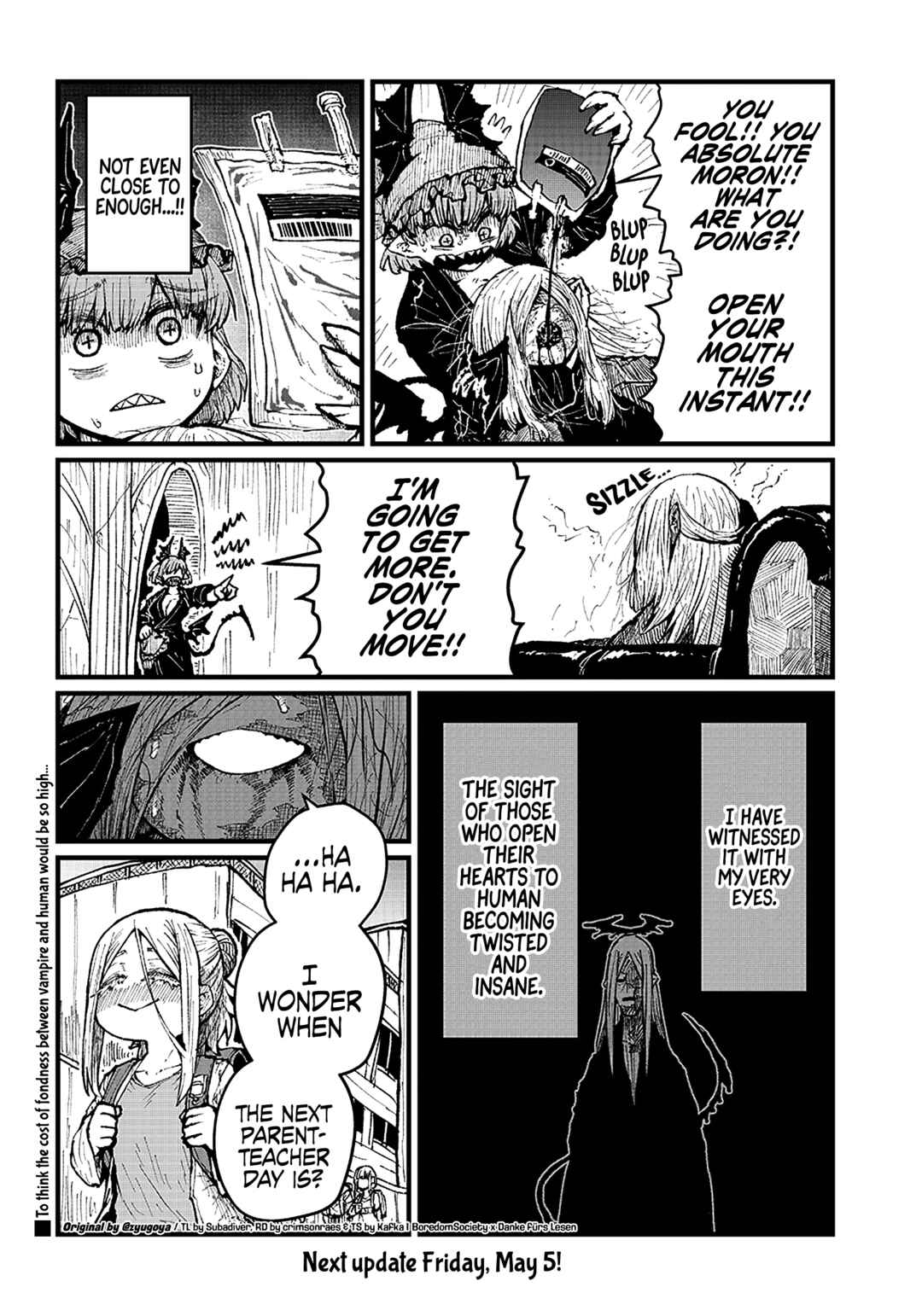 Please Give Me Your Blood, I Will Serve You in Gratitude Chapter 27 page 12