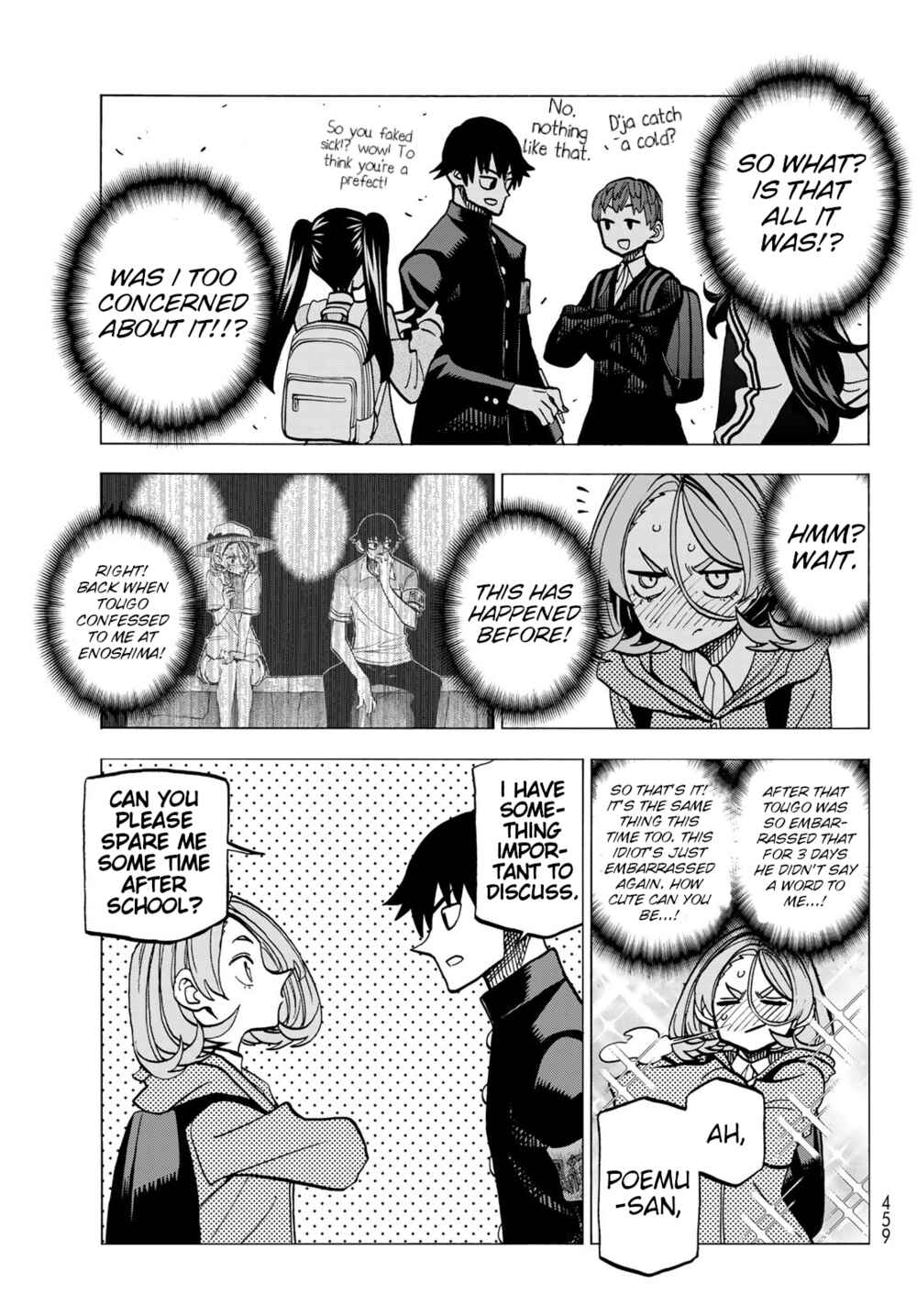Ponkotsu Fuukiiin to Skaato take ga Futekisetsu na JK no Hanashi Chapter 50 page 10