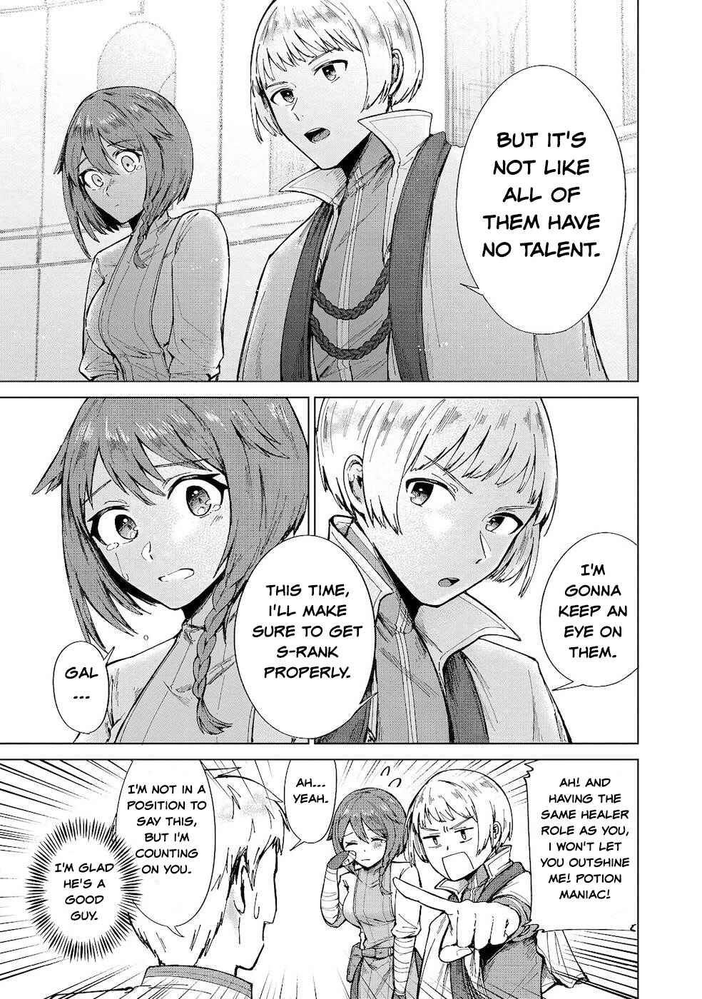 Potion wa 160 km/h de Nageru Mono! ~Item-gakari no Ore ga Bannou Kaifukuyaku o Touteki suru Koto de Saikyou no Boukensha ni Nariagaru!?~ Chapter 11 page 12