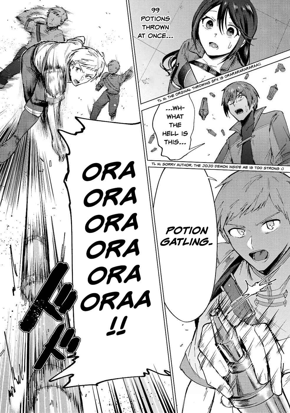 Potion wa 160 km/h de Nageru Mono! ~Item-gakari no Ore ga Bannou Kaifukuyaku o Touteki suru Koto de Saikyou no Boukensha ni Nariagaru!?~ Chapter 11 page 3