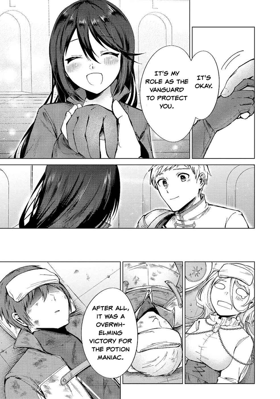 Potion wa 160 km/h de Nageru Mono! ~Item-gakari no Ore ga Bannou Kaifukuyaku o Touteki suru Koto de Saikyou no Boukensha ni Nariagaru!?~ Chapter 11 page 8