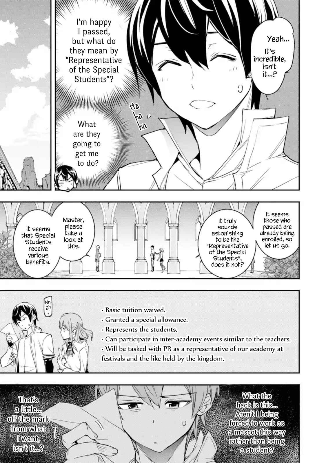Rakudai Kenja no Gakuin Musou: Nidome no Tensei, S-Rank Cheat Majutsushi Boukenroku Chapter 7 page 50