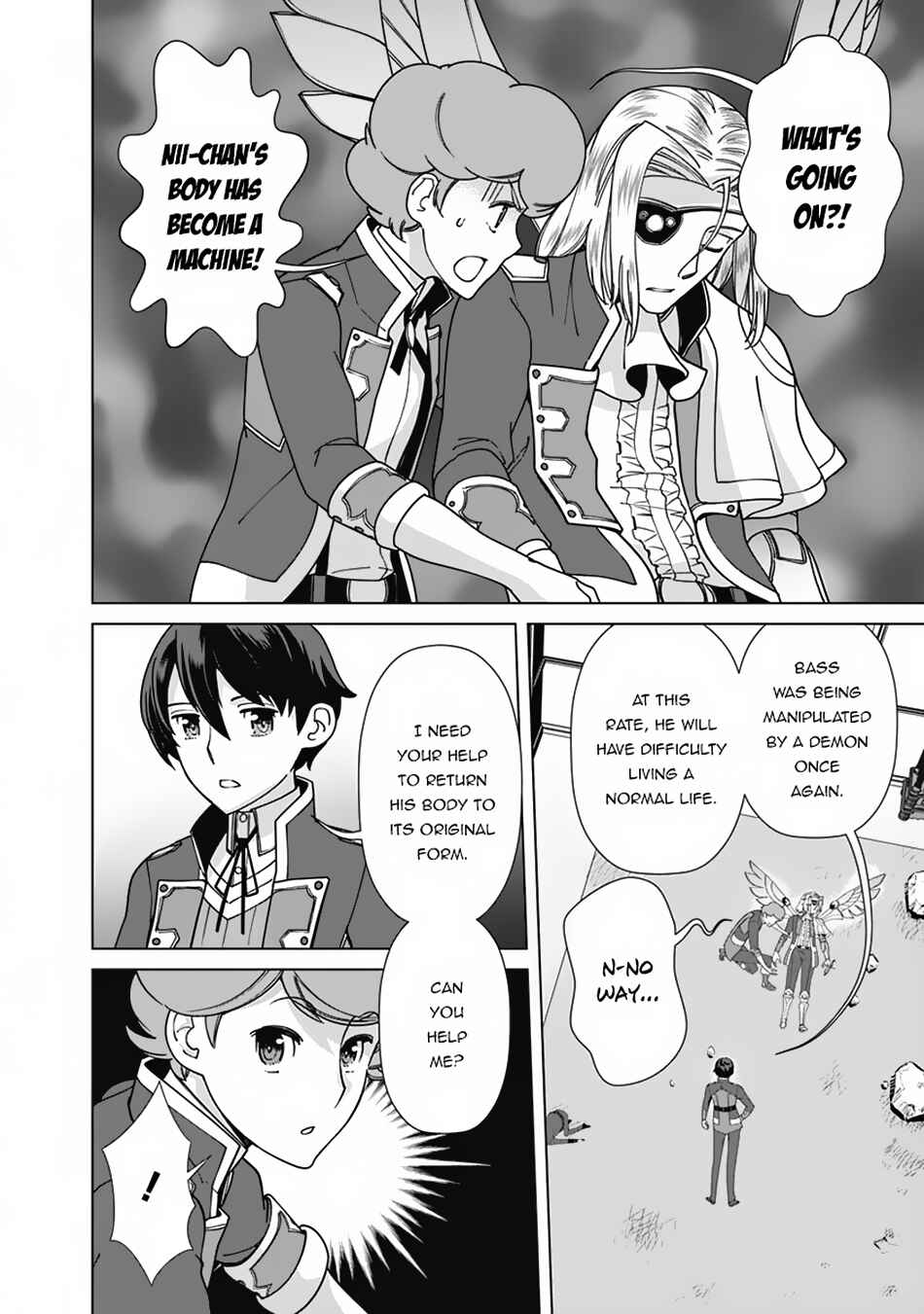 Rettou Gan no Tensei Majutsushi ~ Shiitagerareta Moto Yuusha wa Mirai no Sekai o Yoyuu de Ikinuku ~ Chapter 80 page 2