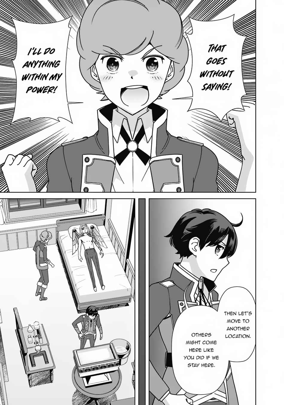 Rettou Gan no Tensei Majutsushi ~ Shiitagerareta Moto Yuusha wa Mirai no Sekai o Yoyuu de Ikinuku ~ Chapter 80 page 3