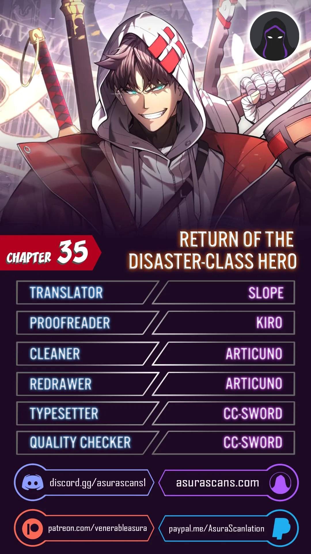 The Return of the Disaster-Class Hero Chapter 35 page 0