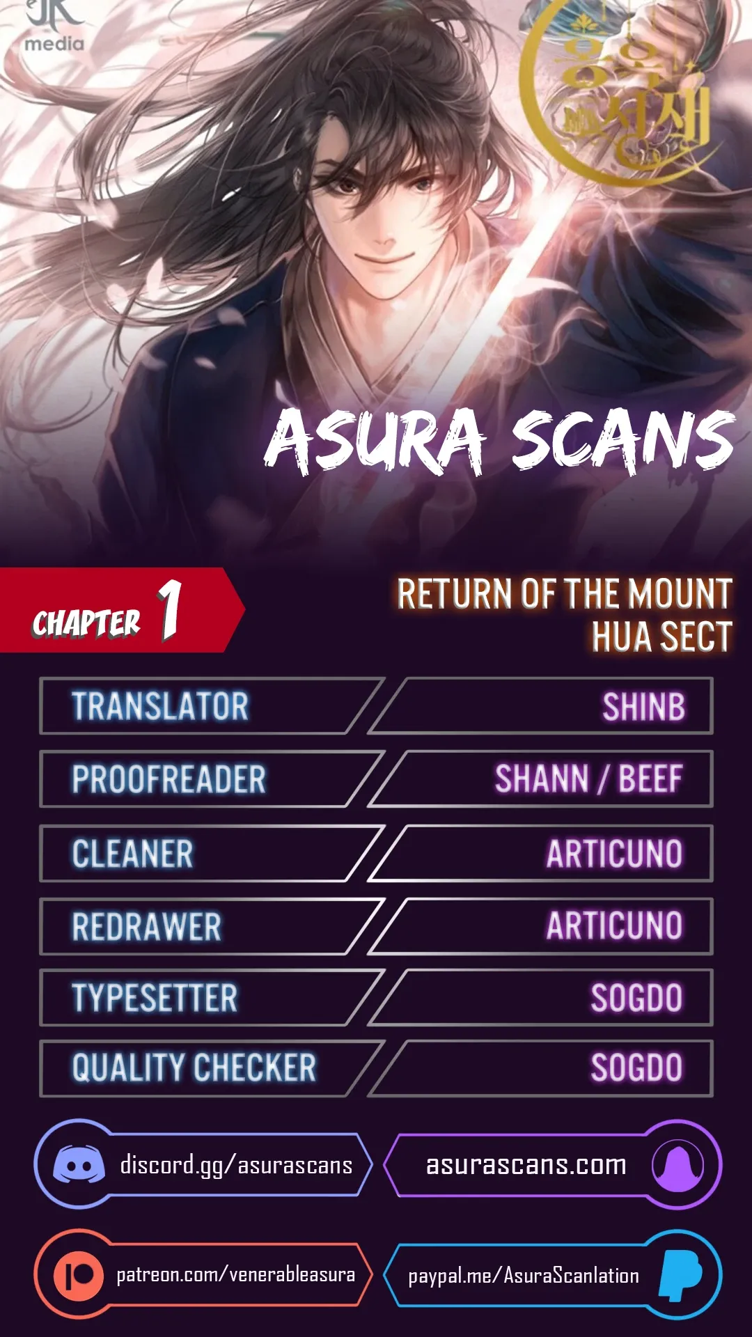 Return of the Mount Hua Sect Chapter 1 page 0