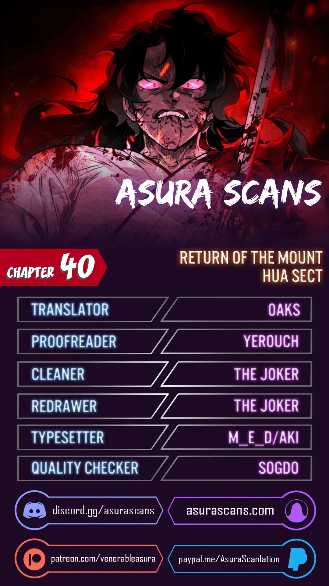 Return of the Mount Hua Sect Chapter 40 page 0