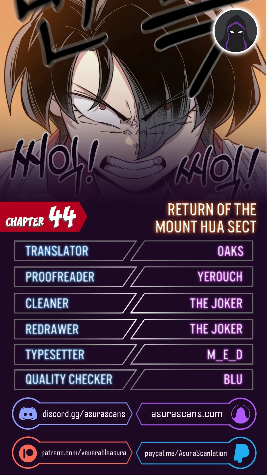 Return of the Mount Hua Sect Chapter 44 page 0