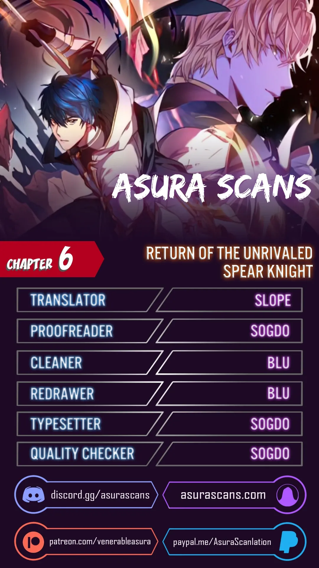 Return of The Unrivaled Spear Knight Chapter 6 page 0