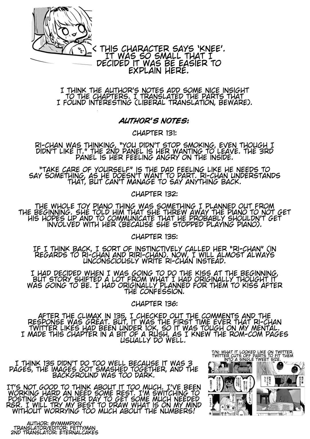 Ri-chan Chapter 136.5 page 1
