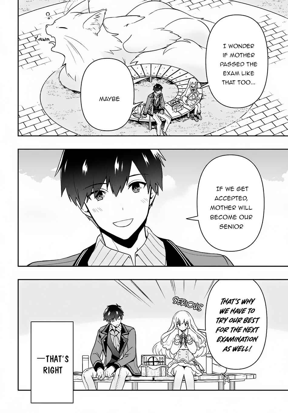Roku-hime wa Kami Goei ni Koi wo Suru: Saikyou no Shugo Kishi, Tenseishite Mahou Gakuen ni Iku Chapter 9 page 2