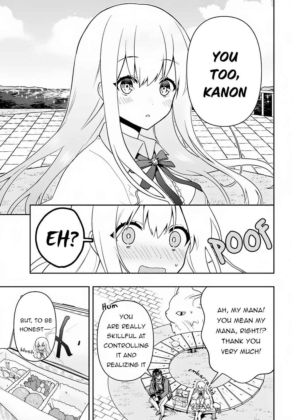 Roku-hime wa Kami Goei ni Koi wo Suru: Saikyou no Shugo Kishi, Tenseishite Mahou Gakuen ni Iku Chapter 9 page 7