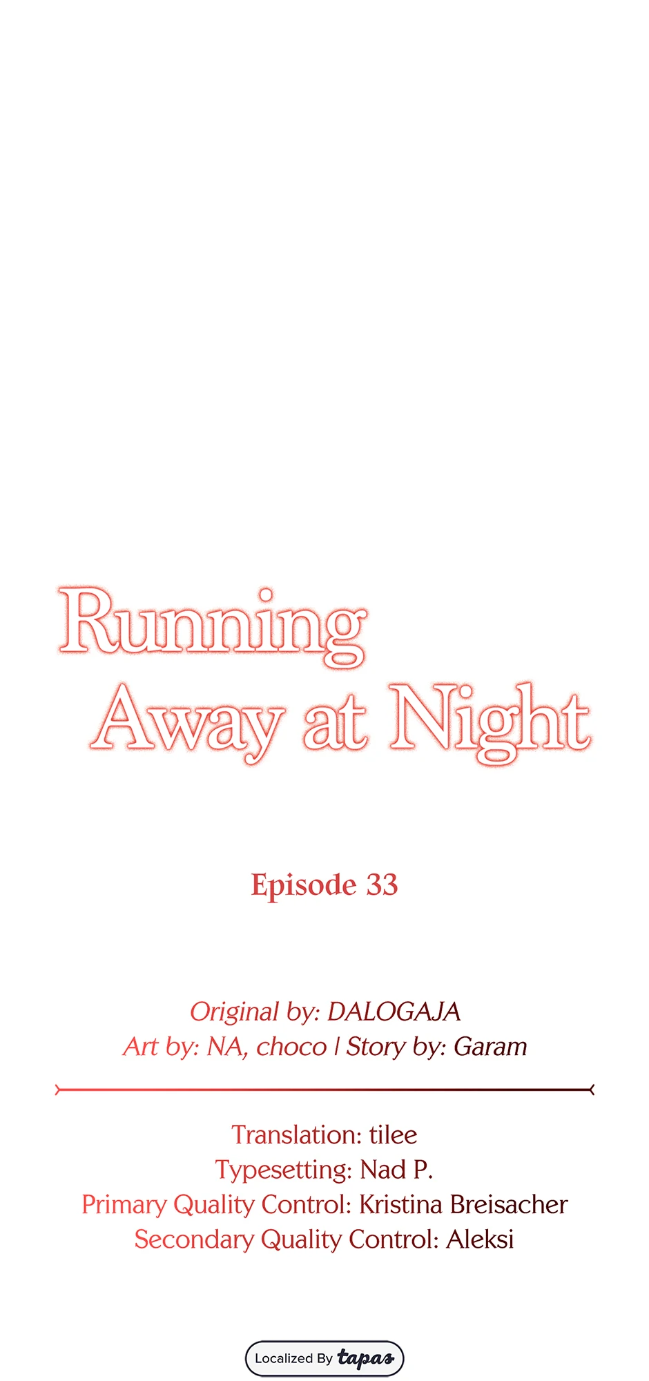 Running Away at Night Chapter 33 page 9
