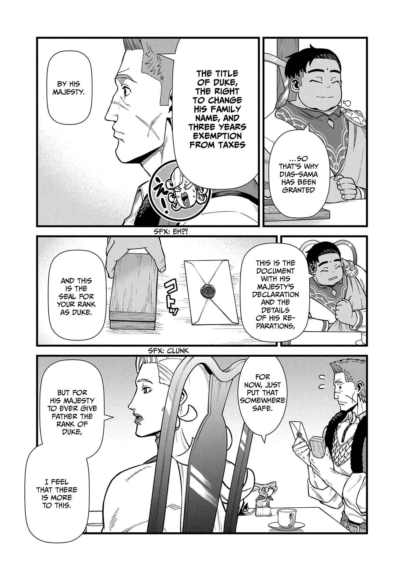 Ryoumin 0-nin Start no Henkyou Ryoushusama ~Ao no Dias to Soukaku no Otome~ Chapter 32 page 19